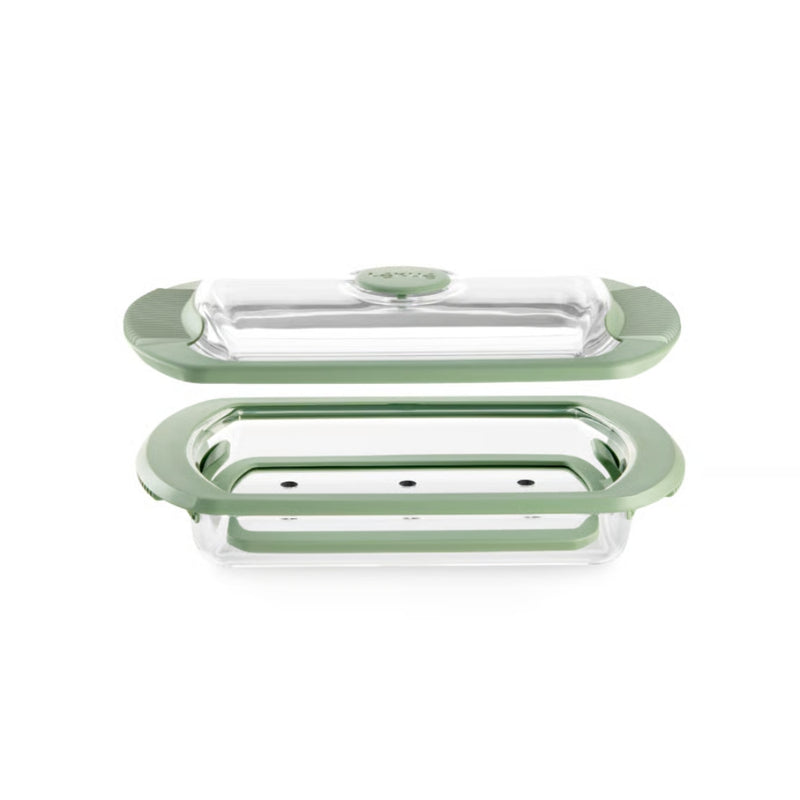 Lekue Glass Steam Cooker 2p with Tray & Recipe Book 750 ml