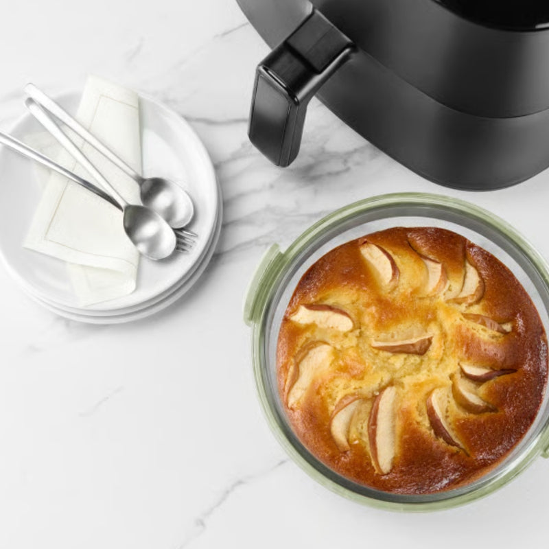 Lekue Air Fryer Round Glass Dish 1.35 L