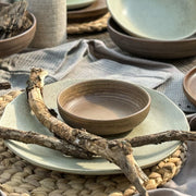 Nova Earth Limestone Coupe Plate 28 cm Set of 5 - Lighting.co.za