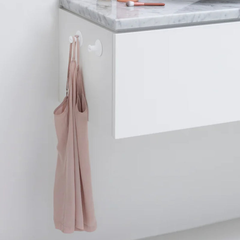 Brabantia Towel Hook Set of 2 | Drill or Tape Fixing - Lighting.co.za