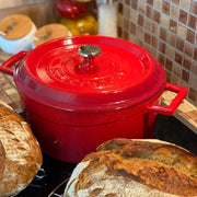 LAVA Enameled Cast Iron Round Casserole 28 cm 6.71 L - Lighting.co.za