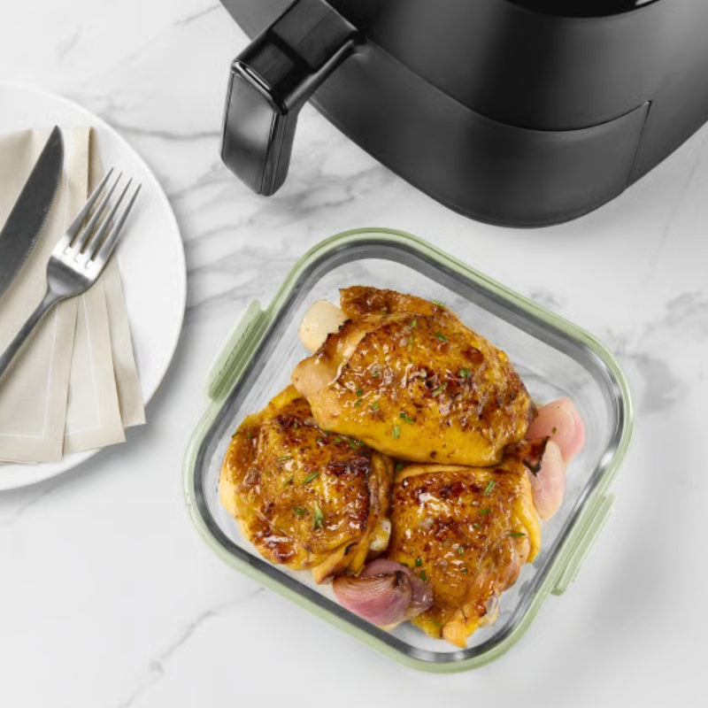 Lekue Air Fryer Square Glass Dish 1.18 L