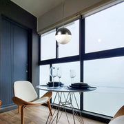 Fifty50 Gold or Black and Opal Glass Pendant Light 3 Sizes - Lighting.co.za