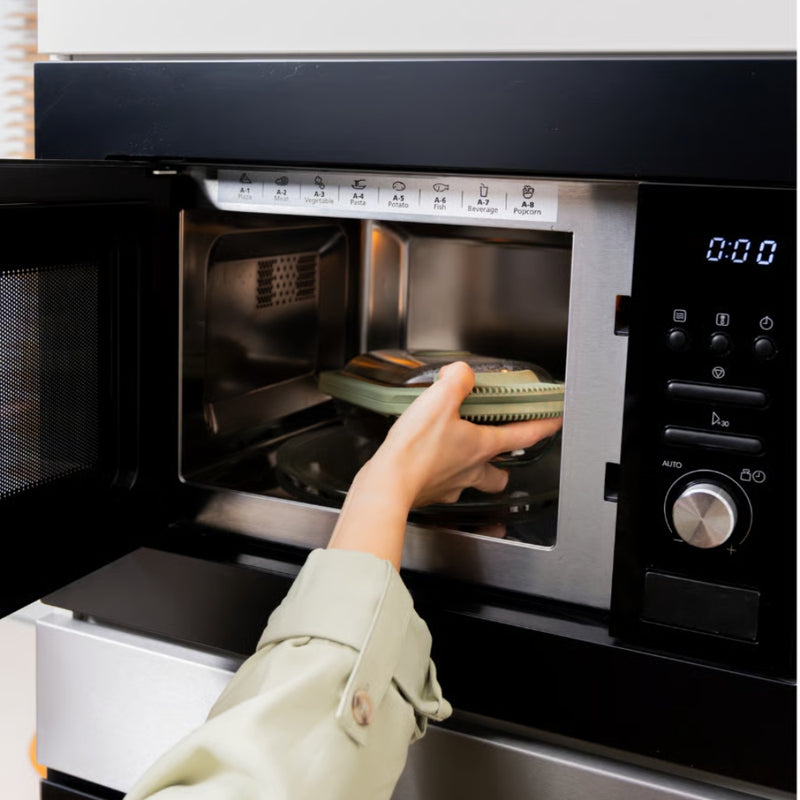 Lekue Glass Steam Cooker 2p with Tray & Recipe Book 750 ml
