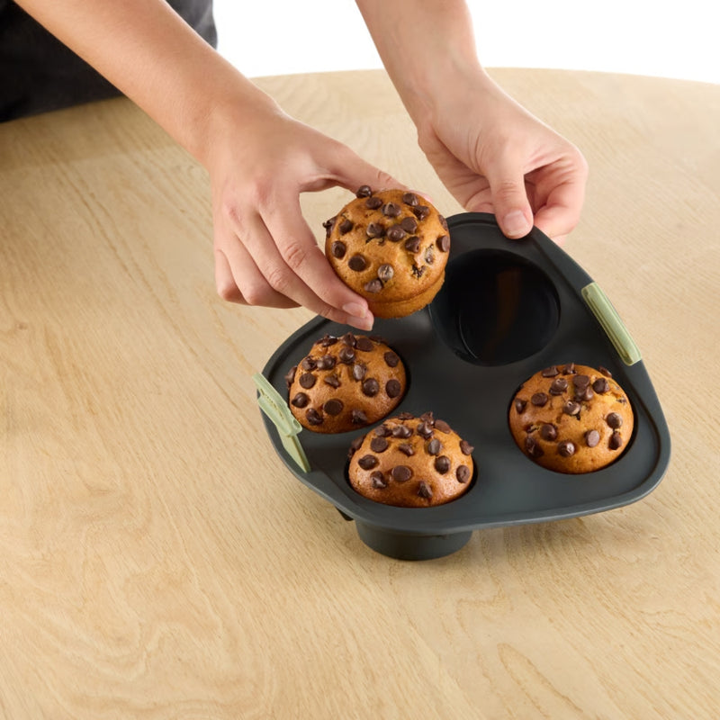 Lekue Air Fryer Muffin Mould 4-Hole