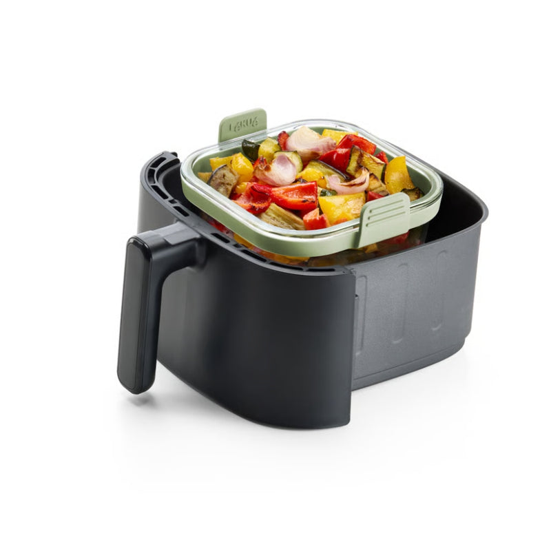 Lekue Air Fryer Square Glass Dish 1.18 L