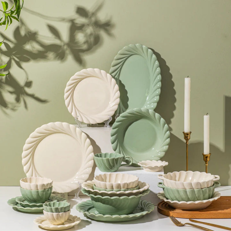 Nicolson Russell Atlantis Stoneware Platter 23.5 cm - Lighting.co.za