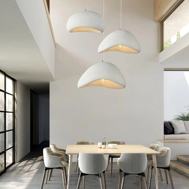 Stratus White Organic Pendant Light 2 Sizes - Lighting.co.za