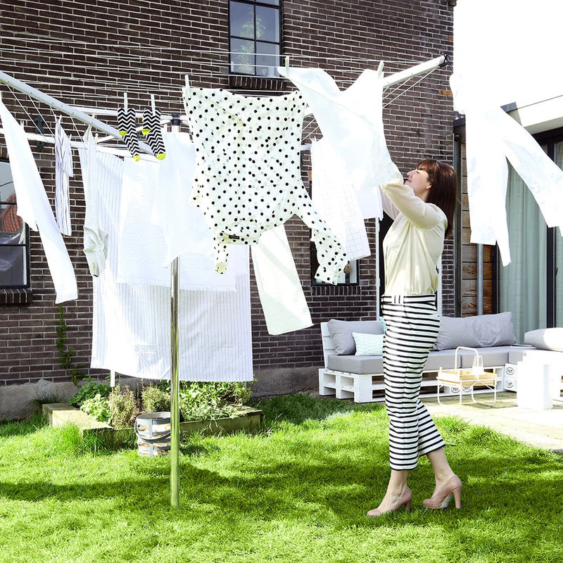 Brabantia Topspinner 4-Arm Rotary Dryer 40m with Ground Spike - Lighting.co.za
