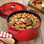 LAVA Enameled Cast Iron Round Casserole 24 cm 4.49L - Lighting.co.za