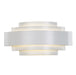 5 Step Tiered White LED Wall Light 2 Sizes - Lighting.co.za