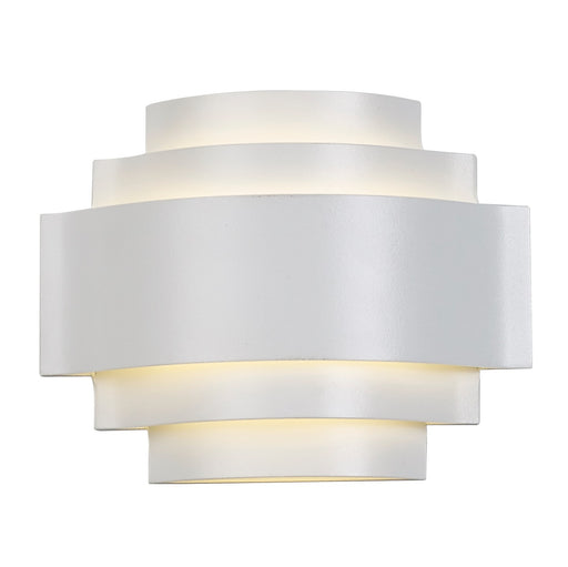 5 Step Tiered White LED Wall Light 2 Sizes - Lighting.co.za