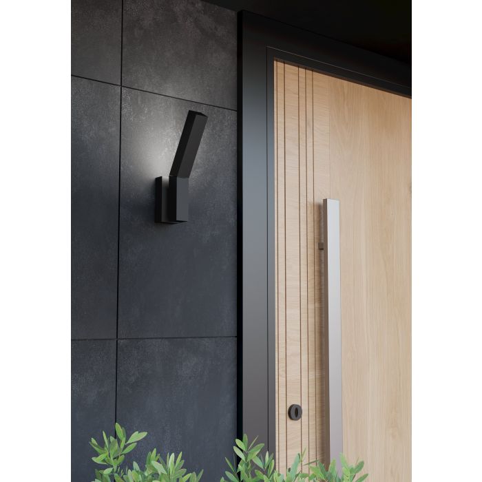 Ugento LED Black Outdoor Wall Light - Lighting.co.za