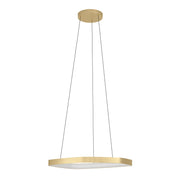 Vellerosa Slim Brushed Brass LED Pendant Light - Lighting.co.za