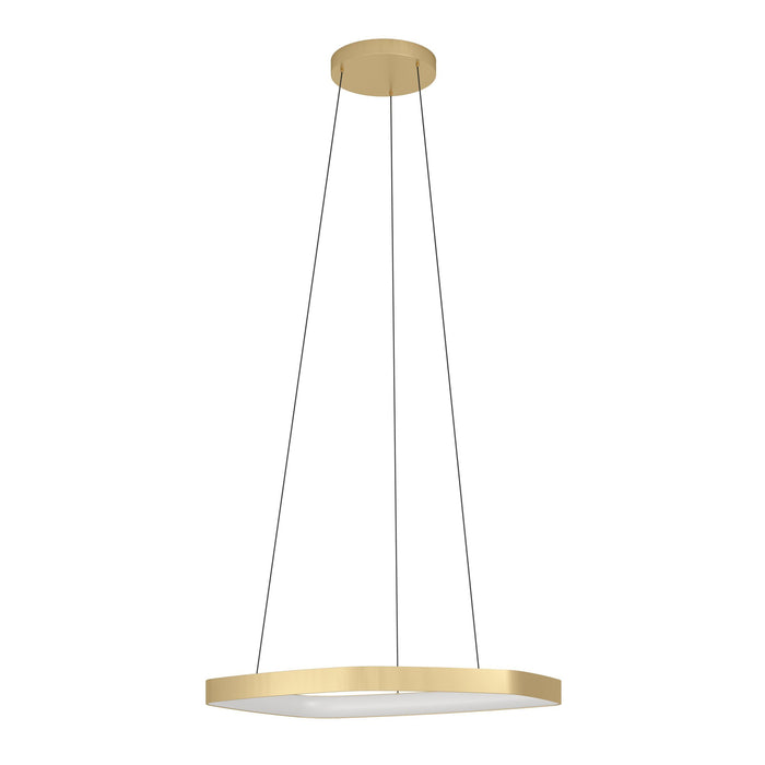 Vellerosa Slim Brushed Brass LED Pendant Light