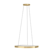 Vellerosa Slim Brushed Brass LED Pendant Light - Lighting.co.za
