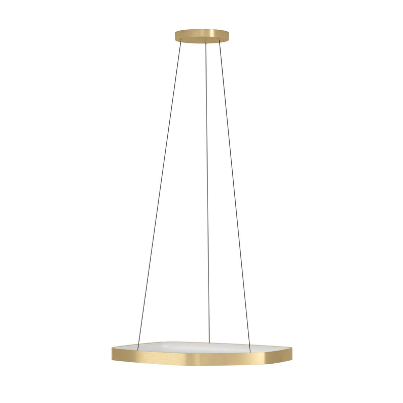 Vellerosa Slim Brushed Brass LED Pendant Light - Lighting.co.za