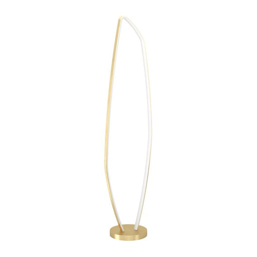 Vallerosa Brushed Brass LED Floor Lamp - Lighting.co.za