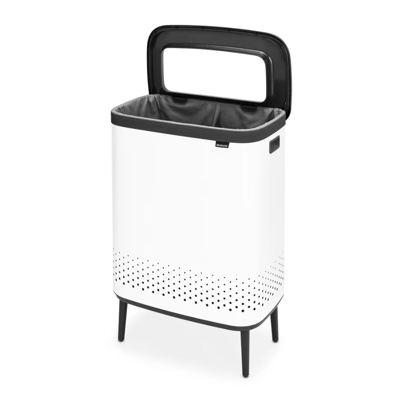 Brabantia Bo Laundry Bin Hi 2x45L with Lid - Lighting.co.za
