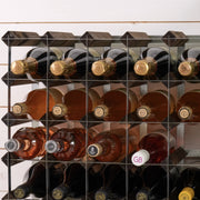 Swedish Wine Rack Dark Pine Wooden Wine Rack - Lighting.co.za