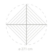 Brabantia Topspinner 4-Arm Rotary Dryer 40m with Ground Spike - Lighting.co.za