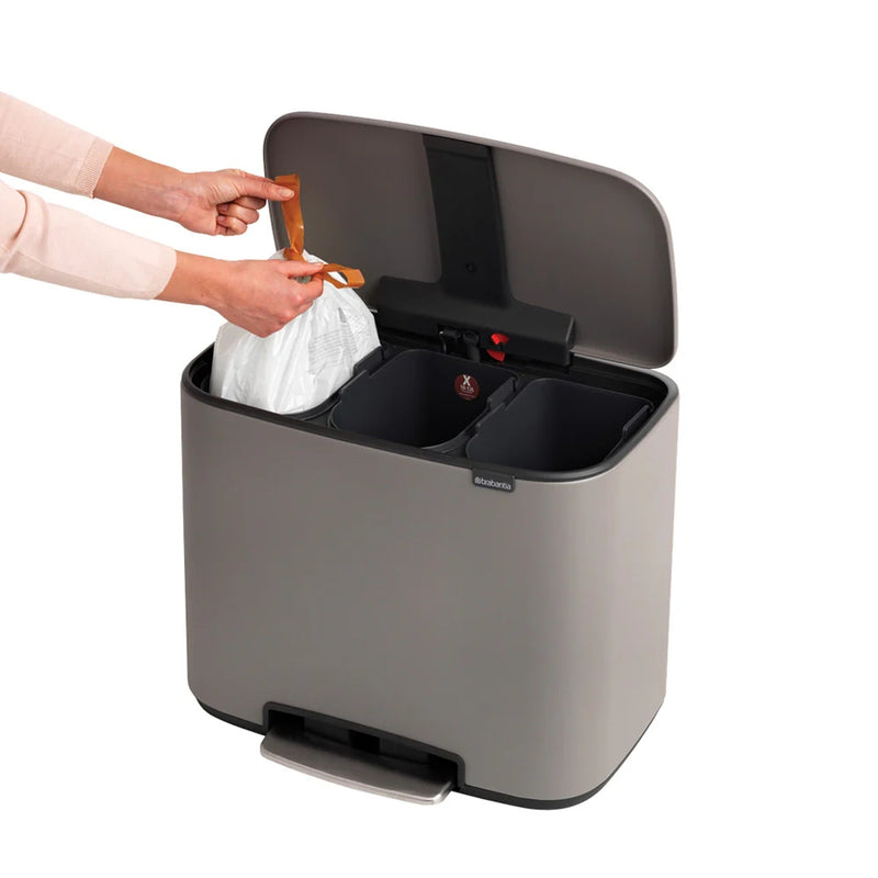 Brabantia Bo Pedal Bin 3x11L - Lighting.co.za
