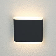 Gemini White Or Black 6 Watt LED Small Slim Outdoor Wall Light - Lighting.co.za