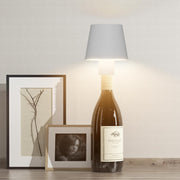 Portable and Rechargeable Black or White Bottle Topper Lamp - Lighting.co.za