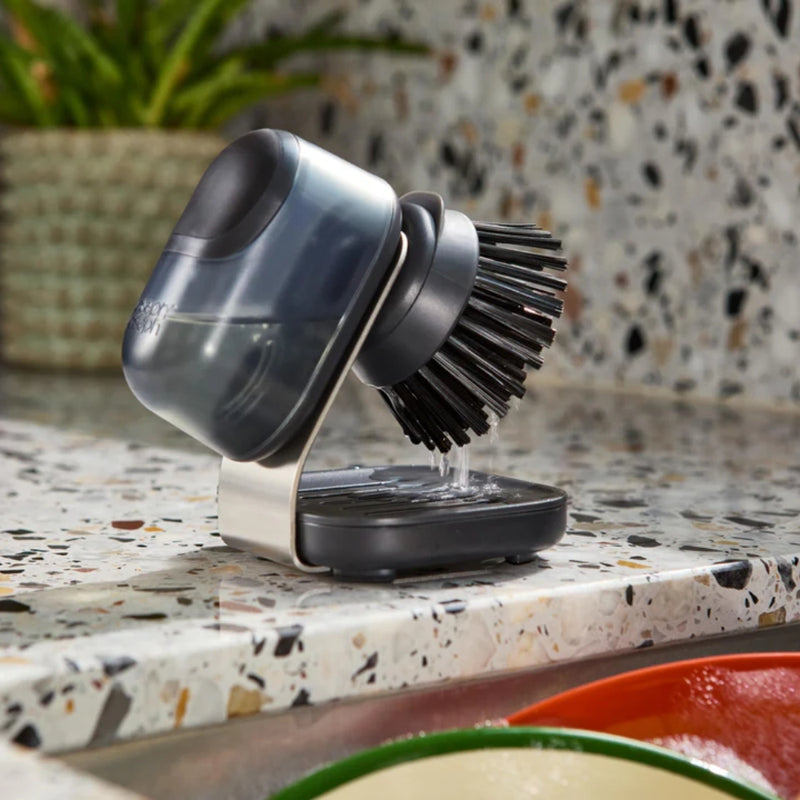 Joseph Joseph SinkTech™ Compact Soap Dispensing Washing Up Brush with Stand - Lighting.co.za