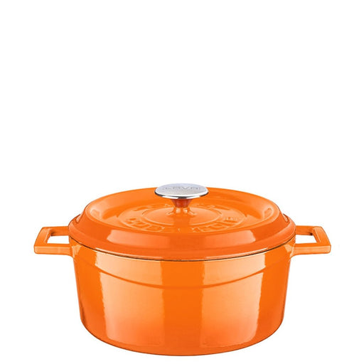 LAVA Enameled Cast Iron Round Casserole 28 cm 6.71 L - Lighting.co.za