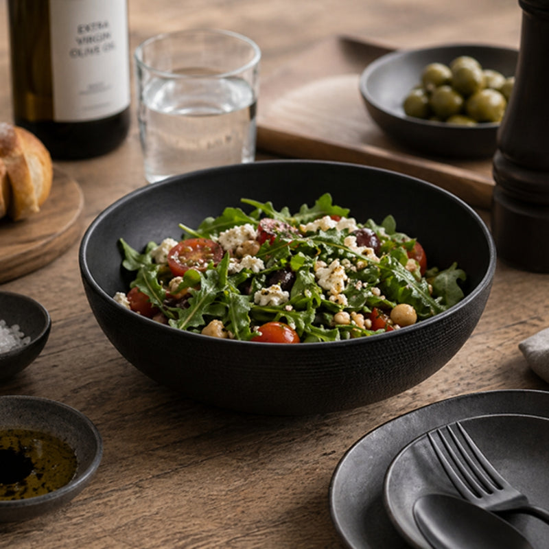 Genware Melamine Jute Buffet Bowl - Lighting.co.za