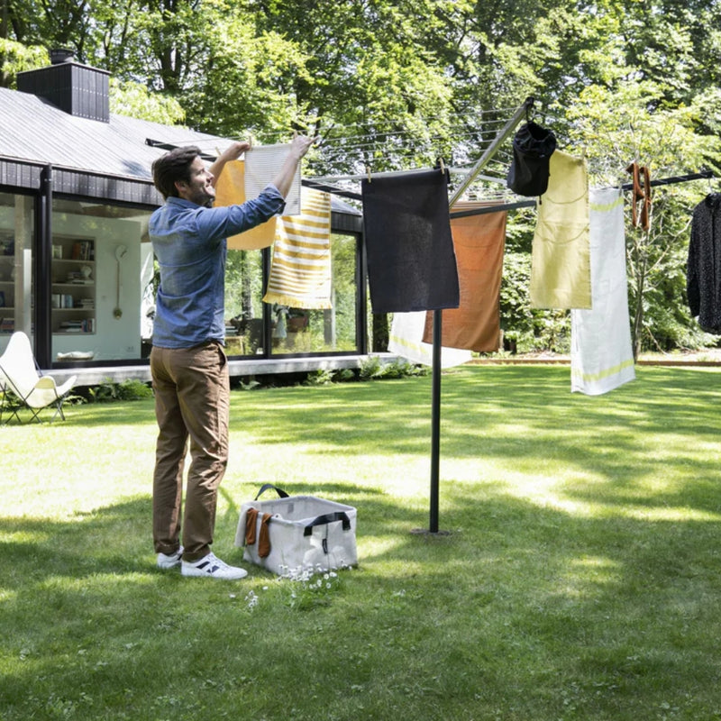 Brabantia Lift-O-Matic 4-Arm Rotary Dryer 50m Anthracite - Lighting.co.za