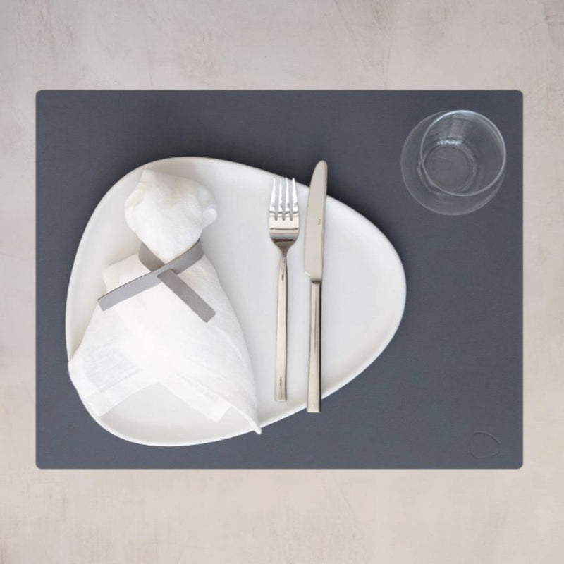LIND DNA Nupo Leather Table Mat Rectangle Large - 7 Colours - Lighting.co.za