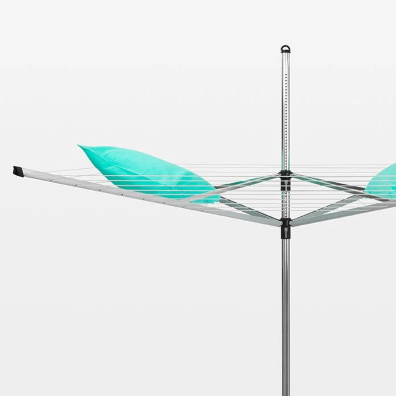 Brabantia Lift-O-Matic 4-Arm Rotary Dryer 50m with Adjustable Height - Lighting.co.za
