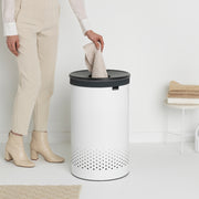 Brabantia Laundry Bin with Dark Grey Lid - Lighting.co.za