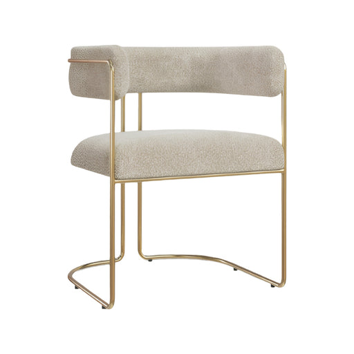 Juliana Boucle Fabric Dining Chair - Lighting.co.za