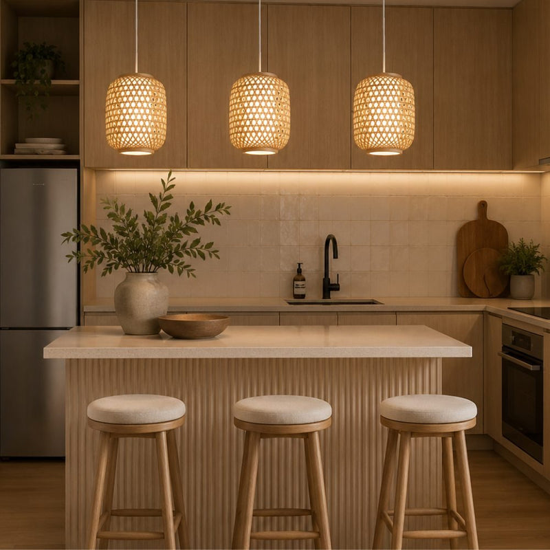 Adille Small Rattan Twine Pendant Light - Pendant Light - Lighting.co.za