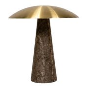Adira Marble and Gold Dome Shade LED Table Lamp - Table Lamp - Lighting.co.za