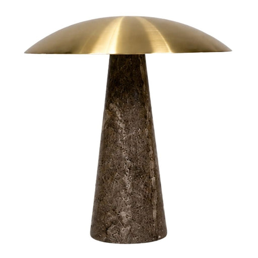 Adira Marble and Gold Dome Shade LED Table Lamp - Table Lamp - Lighting.co.za