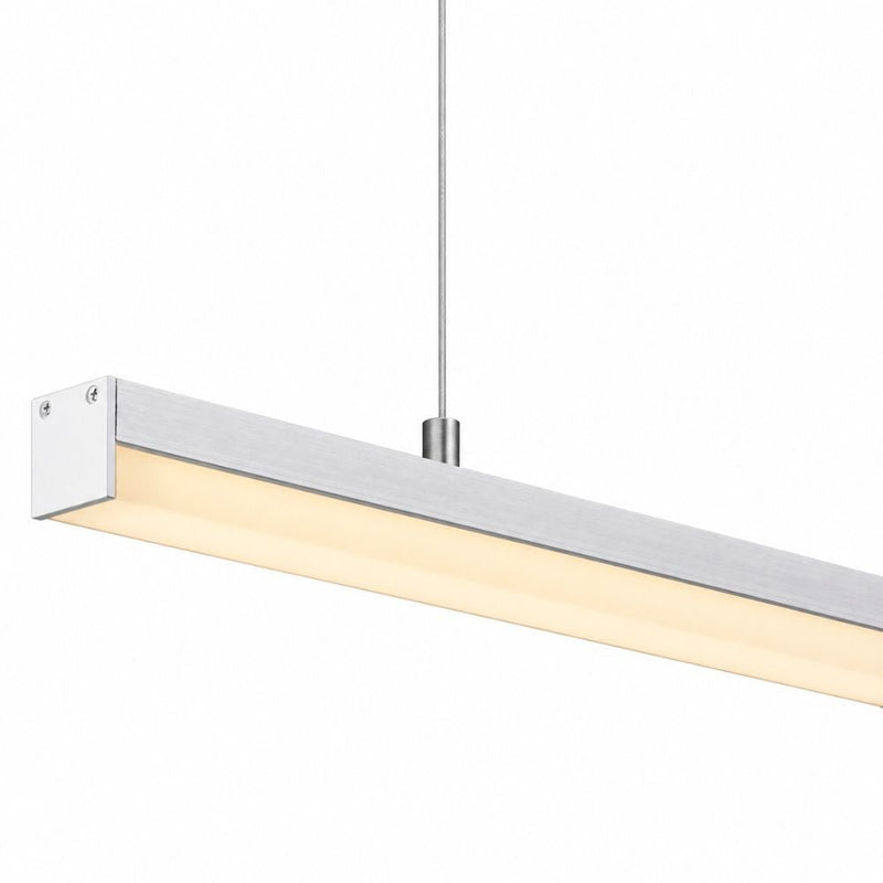 Alantra 16W LED Linear Black or White Profile Pendant Light with Short PC Cover SOLD PER METER - Pendant Light - Lighting.co.za