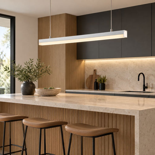 Alantra 16W LED Linear Black or White Profile Pendant Light with Short PC Cover SOLD PER METER - Pendant Light - Lighting.co.za