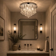 Almonte LED Chrome And Clear Glass Bathroom Ceiling Light - Ceiling Light - Lighting.co.za