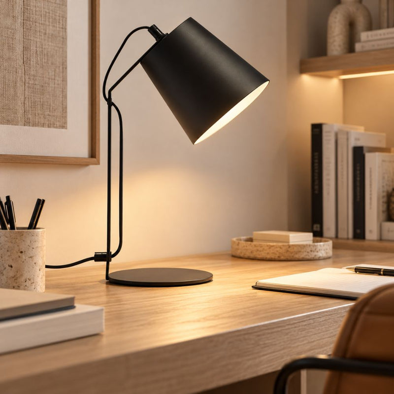 Annali Black or White Nordic Desk Lamp - Desk Lamp - Lighting.co.za