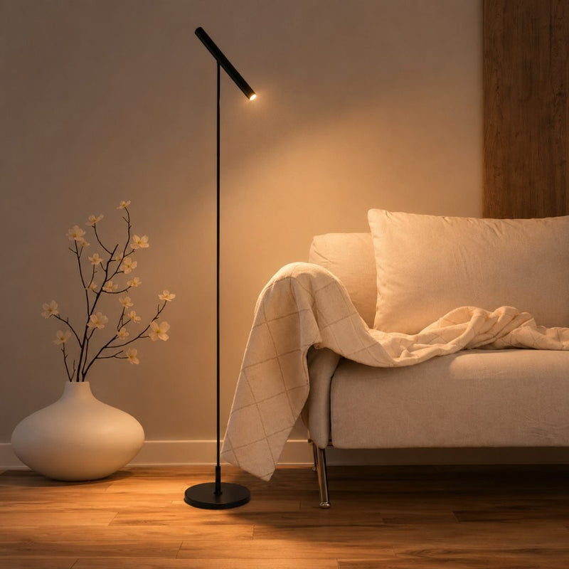 Argo Black Slim LED Floor Lamp - Floor Lamp - Lighting.co.za
