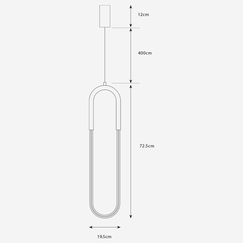 Ark Gold Slim LED Pendant Light - Lighting.co.za