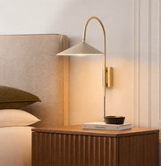 Arum Black Gold White Arm Wall Light - Indoor Wall Light - Lighting.co.za