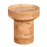 Audrey Natural Acacia Wood Side Table - Side Table - Lighting.co.za