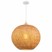 Ballare Natural Rattan Bamboo Pendant Light 2 Sizes - Pendant Light - Lighting.co.za