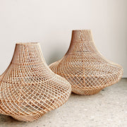 Bell Natural Rattan Pendant Light 2 Sizes - Lighting.co.za
