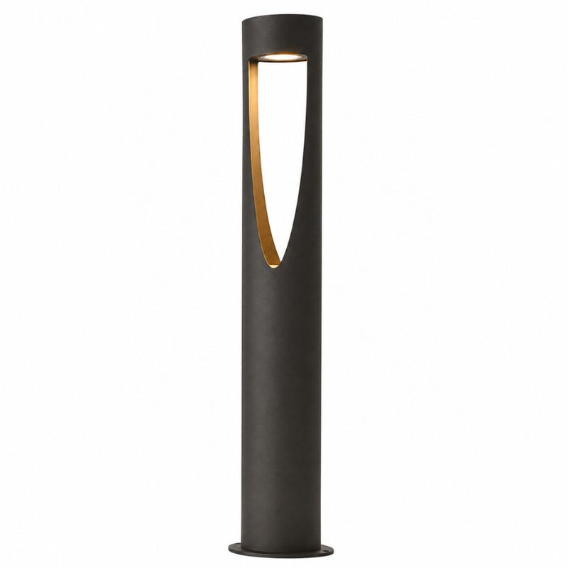 Boa Black 9W LED Outdoor Bollard Light